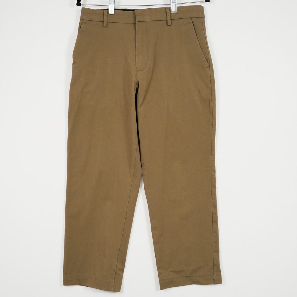 Dockers Chino Pants Mens 31x26 dark beige Stretch Straight Smart 360 Tech
